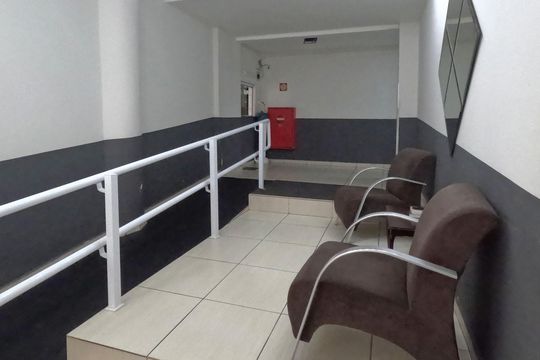 Área Comum - Hall de Entrada de apartamento para alugar com 2 quartos, 29m² em José Menino, Santos