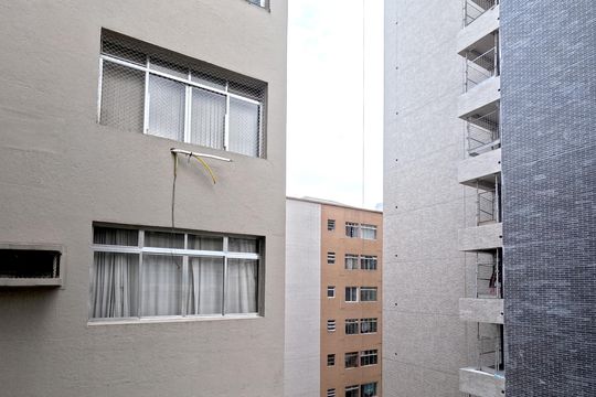 Vista do Quarto 3 de apartamento para alugar com 3 quartos, 135m² em Gonzaga, Santos