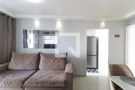 Sala/cozinha de apartamento à venda com 2 quartos, 53m² em Engenho de Dentro, Rio de Janeiro
