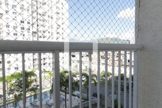 Varanda da Sala/cozinha de apartamento à venda com 2 quartos, 53m² em Engenho de Dentro, Rio de Janeiro