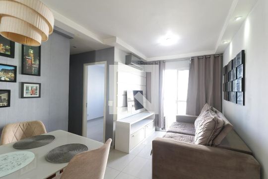 Sala/cozinha de apartamento à venda com 2 quartos, 53m² em Engenho de Dentro, Rio de Janeiro
