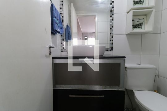 Banheiro social de apartamento à venda com 2 quartos, 53m² em Engenho de Dentro, Rio de Janeiro