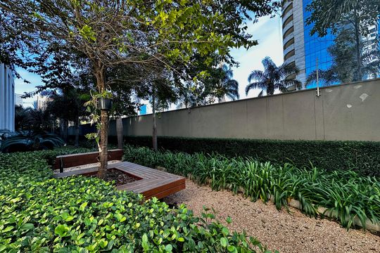 Área comum de apartamento à venda com 1 quarto, 69m² em Cidade Monções, São Paulo