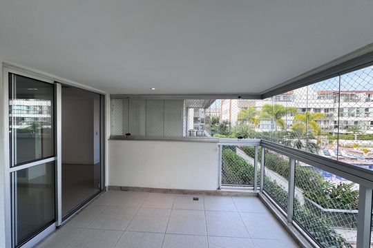 Varanda de apartamento para alugar com 2 quartos, 90m² em Recreio dos Bandeirantes, Rio de Janeiro