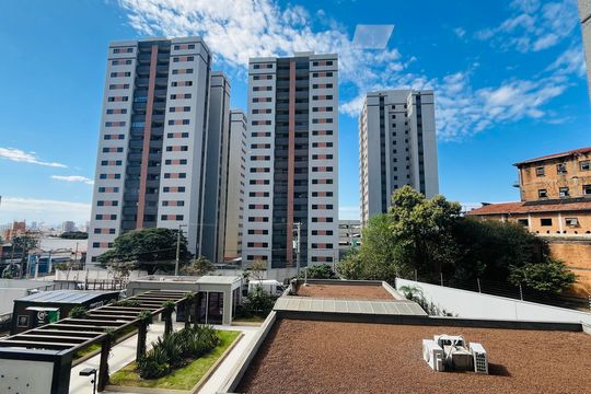 Vista da Suíte de apartamento para alugar com 2 quartos, 56m² em Bonfim, Campinas