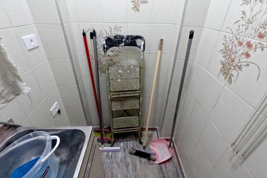 Área de Serviço de apartamento para alugar com 2 quartos, 113m² em Boqueirão, Santos