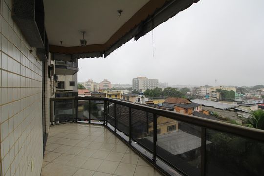 Varanda da  Sala de apartamento à venda com 2 quartos, 80m² em Taquara, Rio de Janeiro