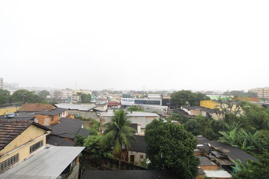 Vista da Varanda da  Sala de apartamento à venda com 2 quartos, 80m² em Taquara, Rio de Janeiro