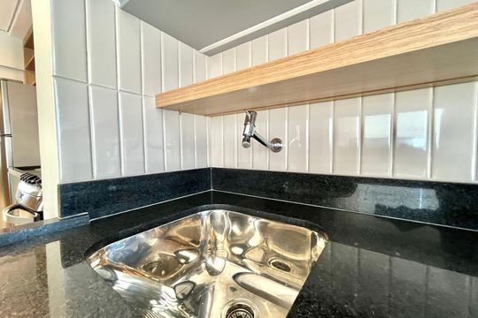 Área de Serviço de apartamento à venda com 1 quarto, 50m² em Vila Clementino, São Paulo