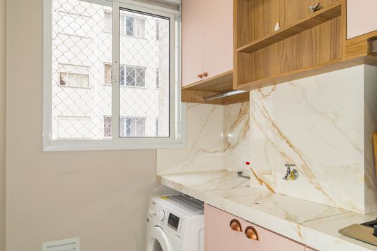 Área de Serviço de apartamento para alugar com 2 quartos, 38m² em Brás, São Paulo