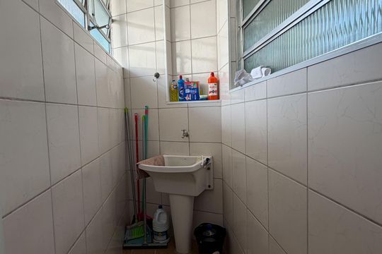 Área de Serviço de apartamento para alugar com 1 quarto, 63m² em José Menino, Santos