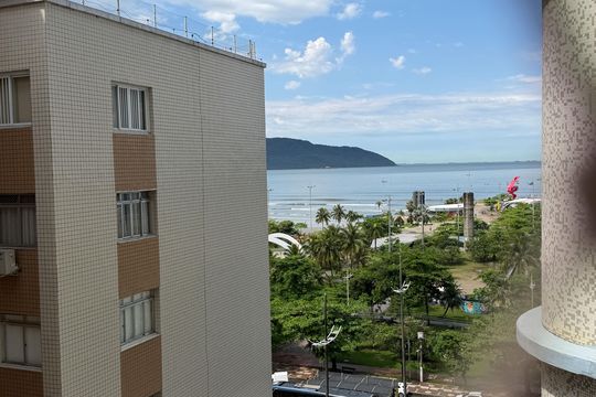 Vista do Quarto de apartamento para alugar com 1 quarto, 63m² em José Menino, Santos