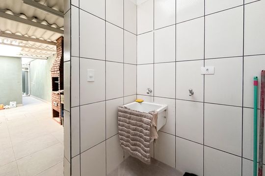 Área de Serviço de casa à venda com 3 quartos, 110m² em Vila Rosa, São Bernardo do Campo