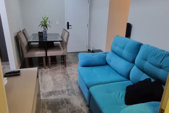 Sala de apartamento à venda com 2 quartos, 48m² em Ferrazópolis, São Bernardo do Campo