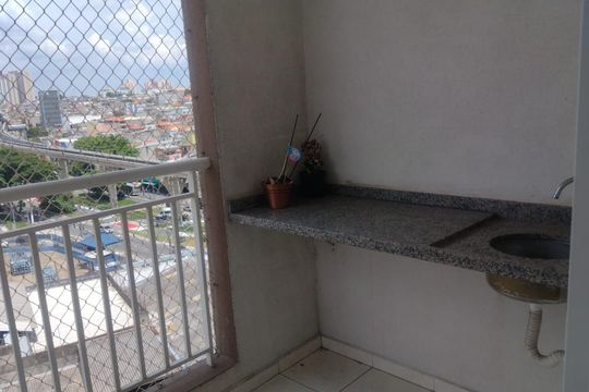 Varanda de apartamento à venda com 2 quartos, 68m² em Vila Ema, São Paulo