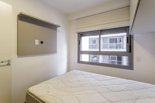 Quarto de apartamento para alugar com 1 quarto, 31m² em Indianópolis, São Paulo