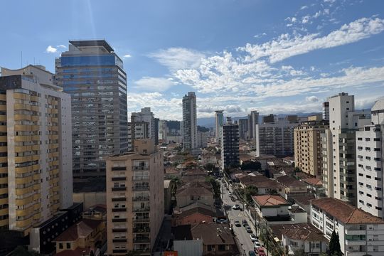 Vista do Quarto 1 de apartamento para alugar com 2 quartos, 130m² em Gonzaga, Santos