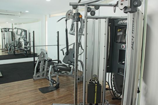 Área comum - Academia de apartamento para alugar com 2 quartos, 130m² em Gonzaga, Santos