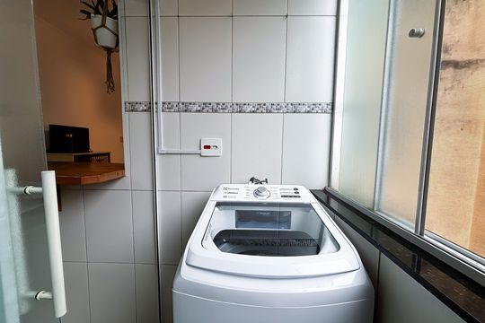 Área de serviço de apartamento à venda com 1 quarto, 43m² em Pinheiros, São Paulo