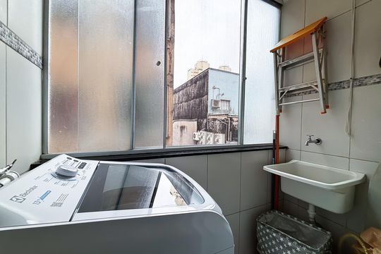 Área de serviço de apartamento à venda com 1 quarto, 43m² em Pinheiros, São Paulo