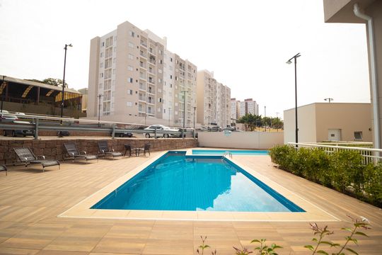 Área comum - Piscina de apartamento à venda com 2 quartos, 52m² em Jardim do Lago, Campinas