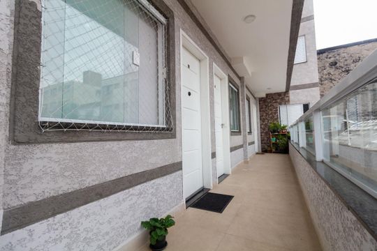 Fachada Interna de apartamento para alugar com 2 quartos, 34m² em Vila Dalila, São Paulo