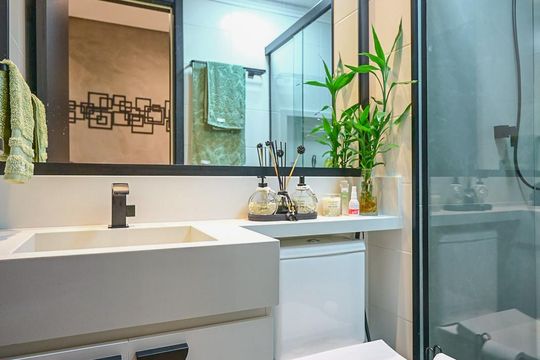 Banheiro de apartamento à venda com 2 quartos, 41m² em Jardim Parque Morumbi, São Paulo