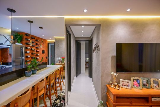 Sala de apartamento à venda com 2 quartos, 41m² em Jardim Parque Morumbi, São Paulo
