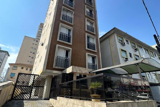 Fachada de apartamento para alugar com 1 quarto, 90m² em Centro, São Vicente