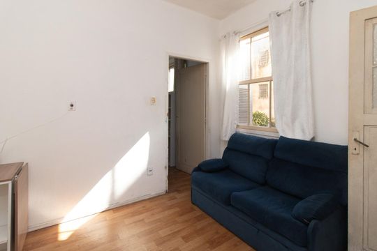 Sala de apartamento à venda com 1 quarto, 34m² em Centro Histórico, Porto Alegre