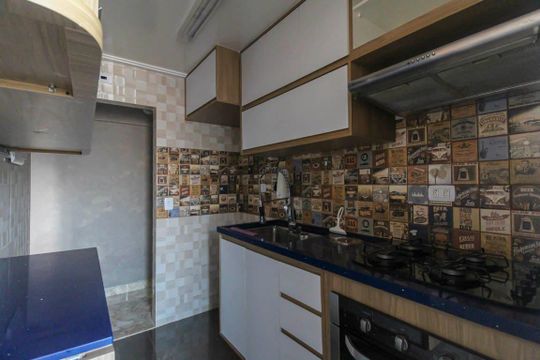 Cozinha de apartamento à venda com 2 quartos, 71m² em Vila Ivone, São Paulo