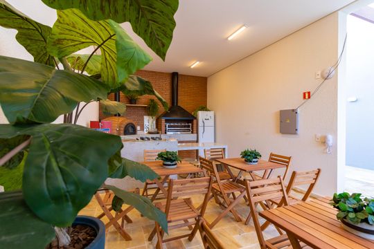 Área comum - Churrasqueira de apartamento à venda com 2 quartos, 48m² em Vila Carmosina, São Paulo