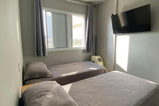 Quarto 1 de apartamento para alugar com 2 quartos, 74m² em Loteamento Joao Batista Juliao, Guarujá