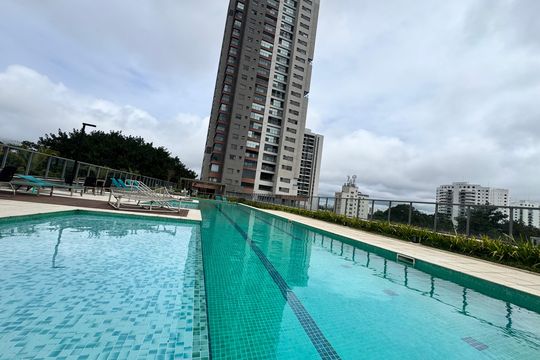 Área comum de kitnet/studio à venda com 1 quarto, 26m² em Santo Amaro, São Paulo