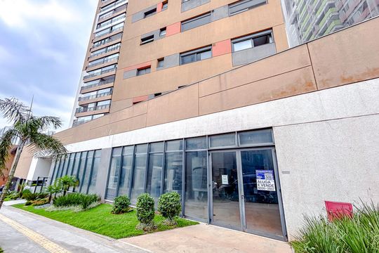 Fachada com Plaquinha de kitnet/studio à venda com 1 quarto, 27m² em Vila Esperança, São Paulo