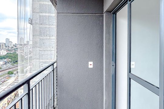Varanda do Studio de kitnet/studio à venda com 1 quarto, 27m² em Vila Esperança, São Paulo