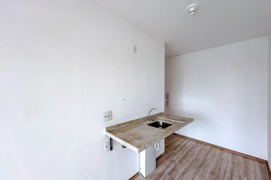 Cozinha de kitnet/studio à venda com 1 quarto, 27m² em Vila Esperança, São Paulo