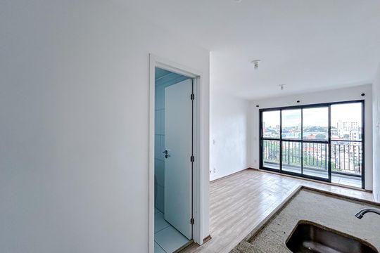 Cozinha de kitnet/studio à venda com 1 quarto, 27m² em Vila Esperança, São Paulo