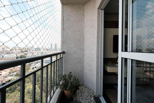 Sala de apartamento à venda com 3 quartos, 65m² em Vila Talarico, São Paulo