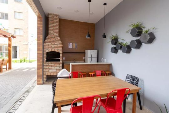 Área comum de apartamento para alugar com 1 quarto, 30m² em Várzea da Barra Funda, São Paulo