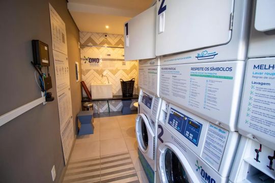 Área comum de apartamento para alugar com 1 quarto, 30m² em Várzea da Barra Funda, São Paulo