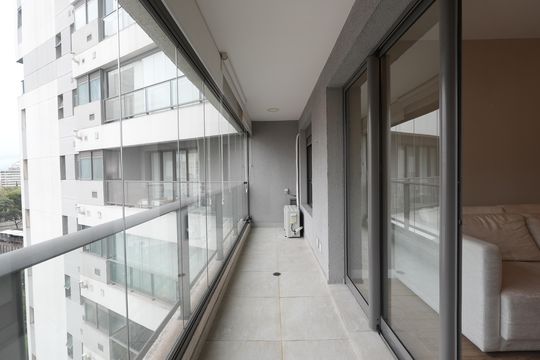 Sacada de apartamento à venda com 1 quarto, 50m² em Consolação, São Paulo