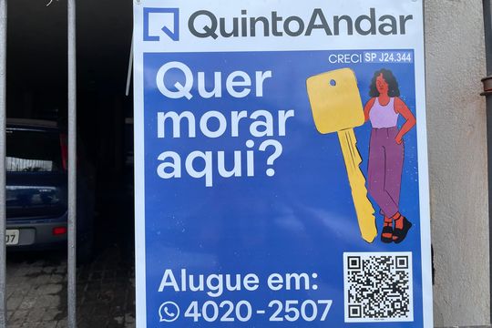 Placa YZUS 1580 de casa para alugar com 1 quarto, 50m² em Burgo Paulista, São Paulo