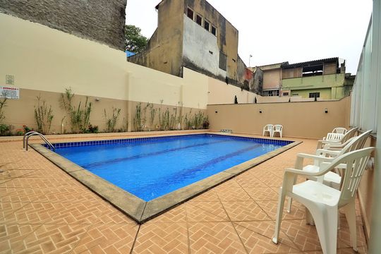 Área comum - Piscina de apartamento para alugar com 2 quartos, 52m² em Utinga, Santo André