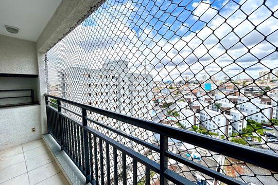 Varanda da Sala de apartamento à venda com 2 quartos, 63m² em Jardim Flor da Montanha, Guarulhos