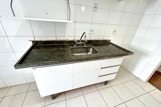 Cozinha de apartamento à venda com 2 quartos, 63m² em Jardim Flor da Montanha, Guarulhos