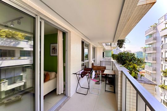 Varanda de apartamento para alugar com 2 quartos, 79m² em Botafogo, Rio de Janeiro