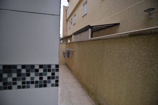 Cozinha de apartamento para alugar com 2 quartos, 52m² em Vila Dora, Santo André