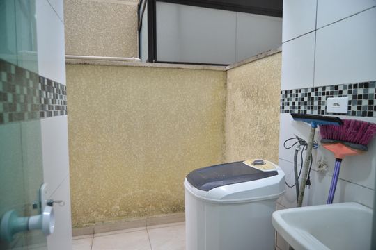 Área de Serviço de apartamento para alugar com 2 quartos, 52m² em Vila Dora, Santo André