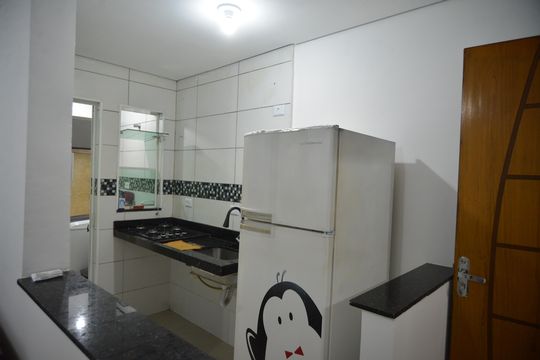 Cozinha de apartamento para alugar com 2 quartos, 52m² em Vila Dora, Santo André